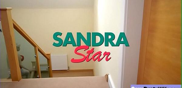 Mature Busty Lady (Sandra Star) Like Hard Bang On Camera vid-22